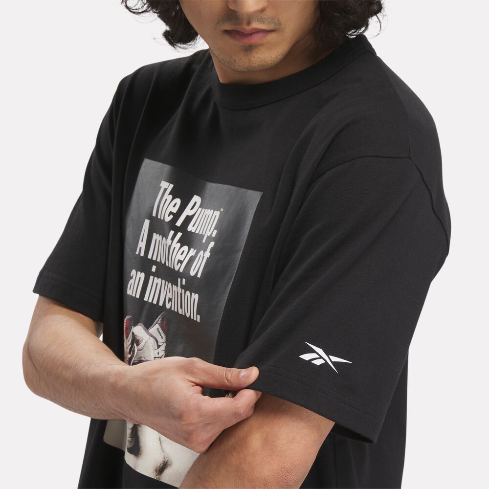 Camiseta Reebok Basketball Pump Graphic Masculina