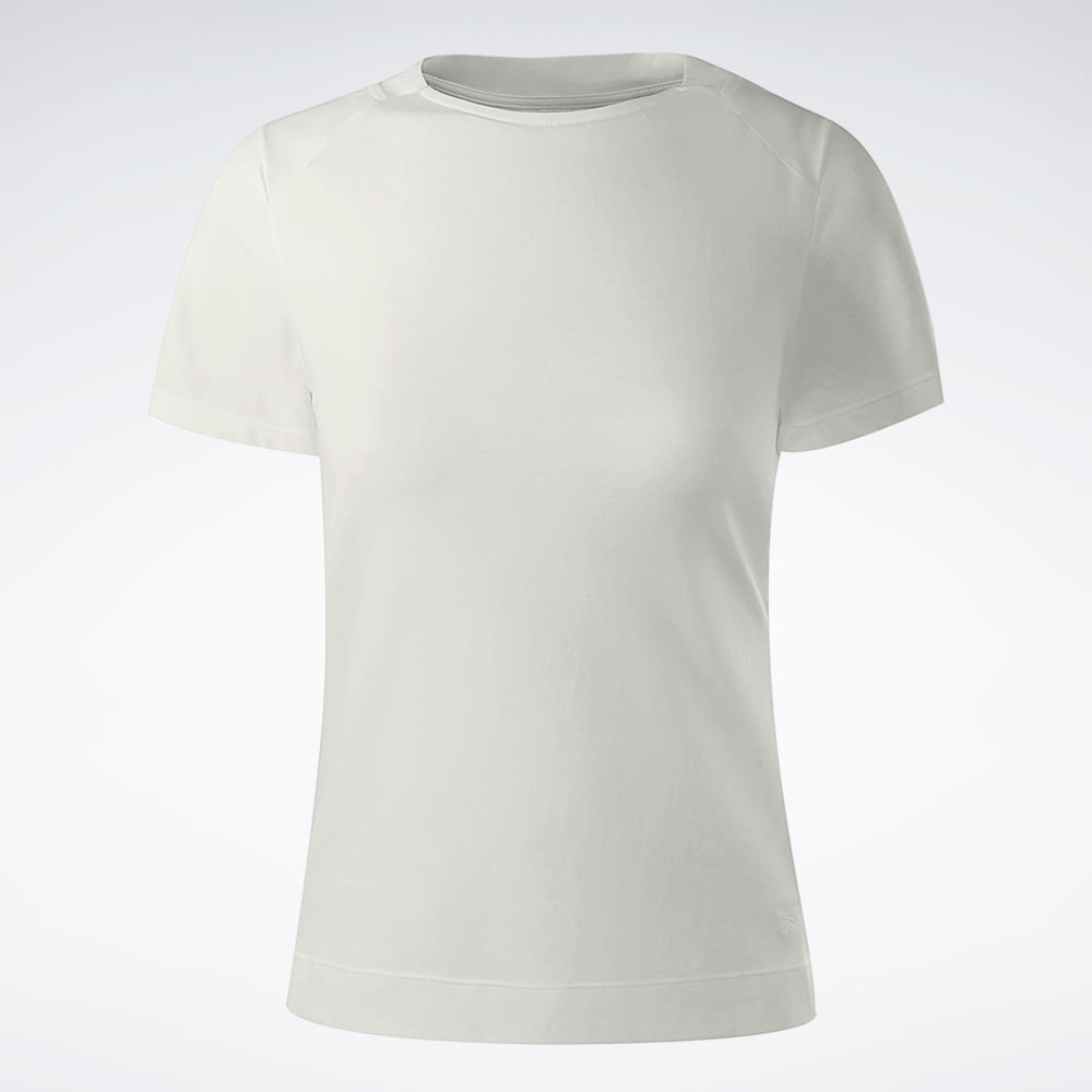 Camiseta Reebok Essential Manga curta Feminina