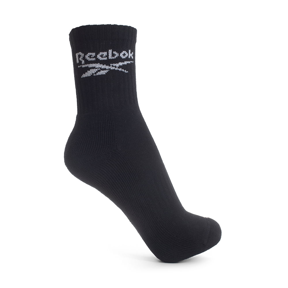 Kit 3 meias Reebok Cl 1/2 Toalha Feminino