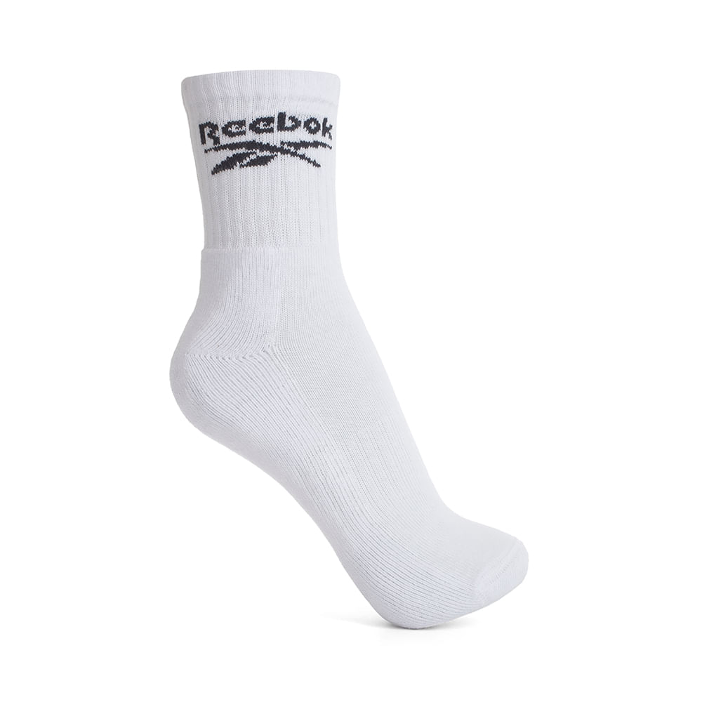 Kit 3 meias Reebok Cl 1/2 Toalha Feminino