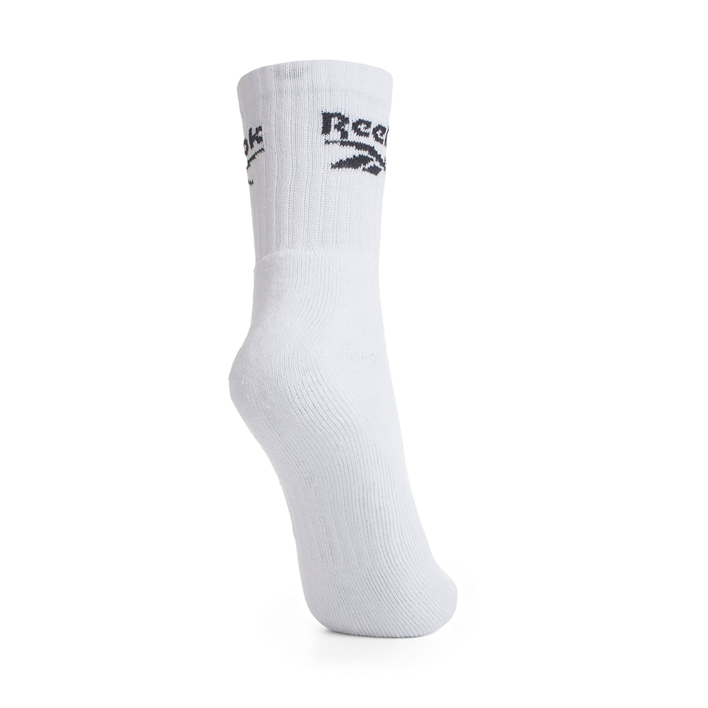 Kit 3 meias Reebok Cl 1/2 Toalha Feminino