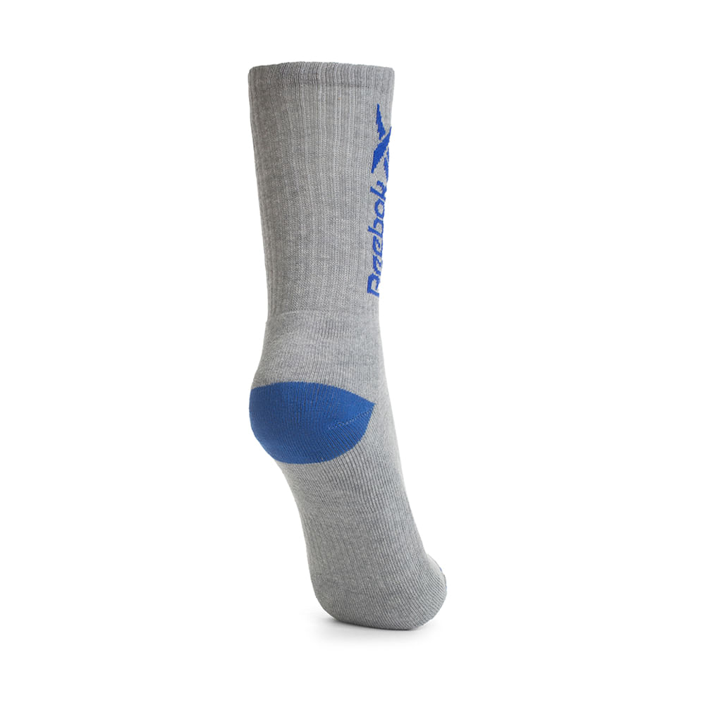 Meia Reebok Cano Alto Vert Canelada Feminina