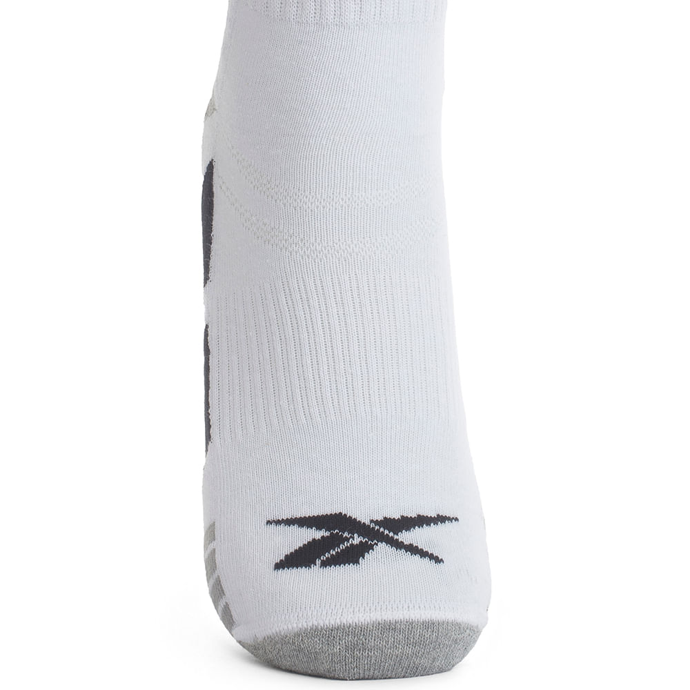 Kit 2 Meias Reebok 1/2 Toalha Masculino