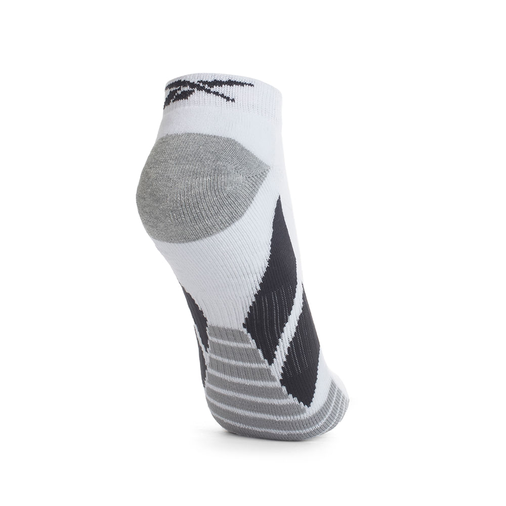 Kit 3 Meias Reebok  Invisível 1/2 Toalha Feminina