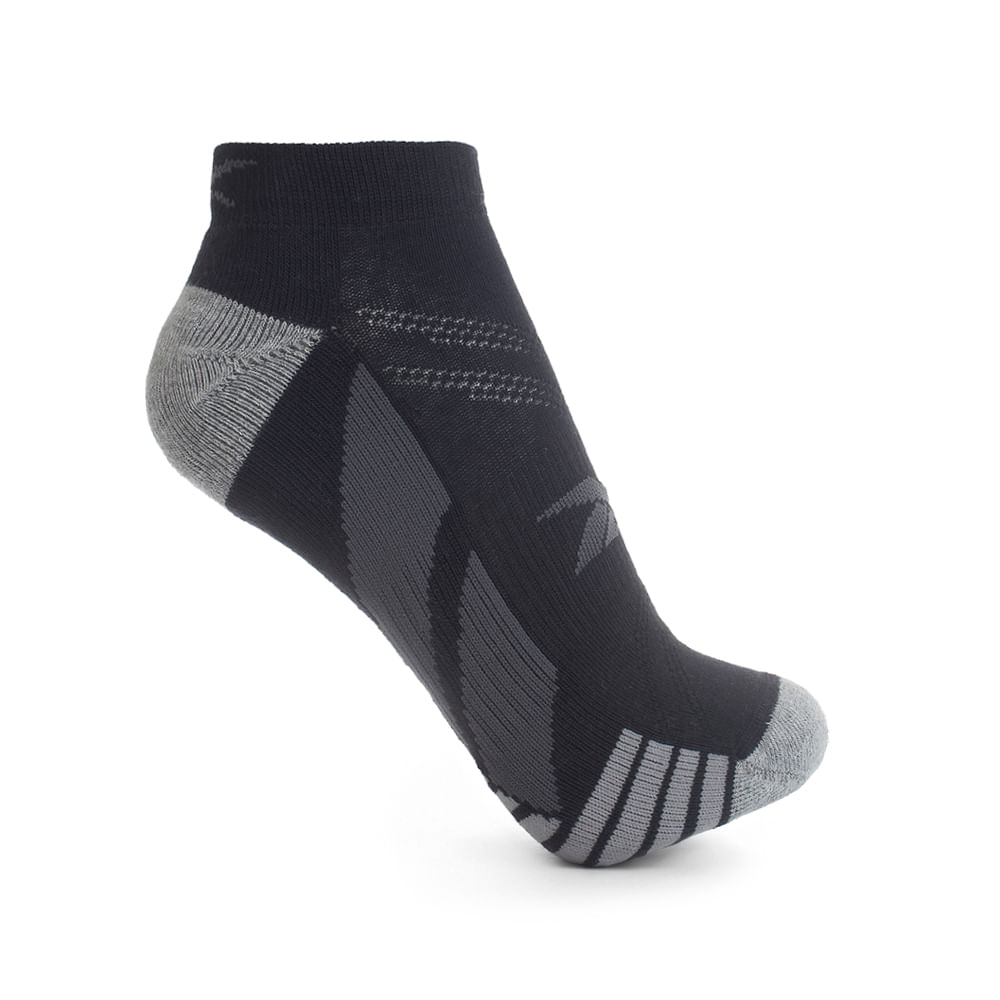Kit 3 Meias Reebok  Invisível 1/2 Toalha Feminina