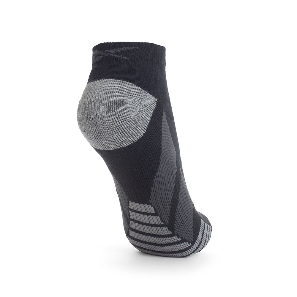 Kit 3 Meias Reebok  Invisível 1/2 Toalha Feminina