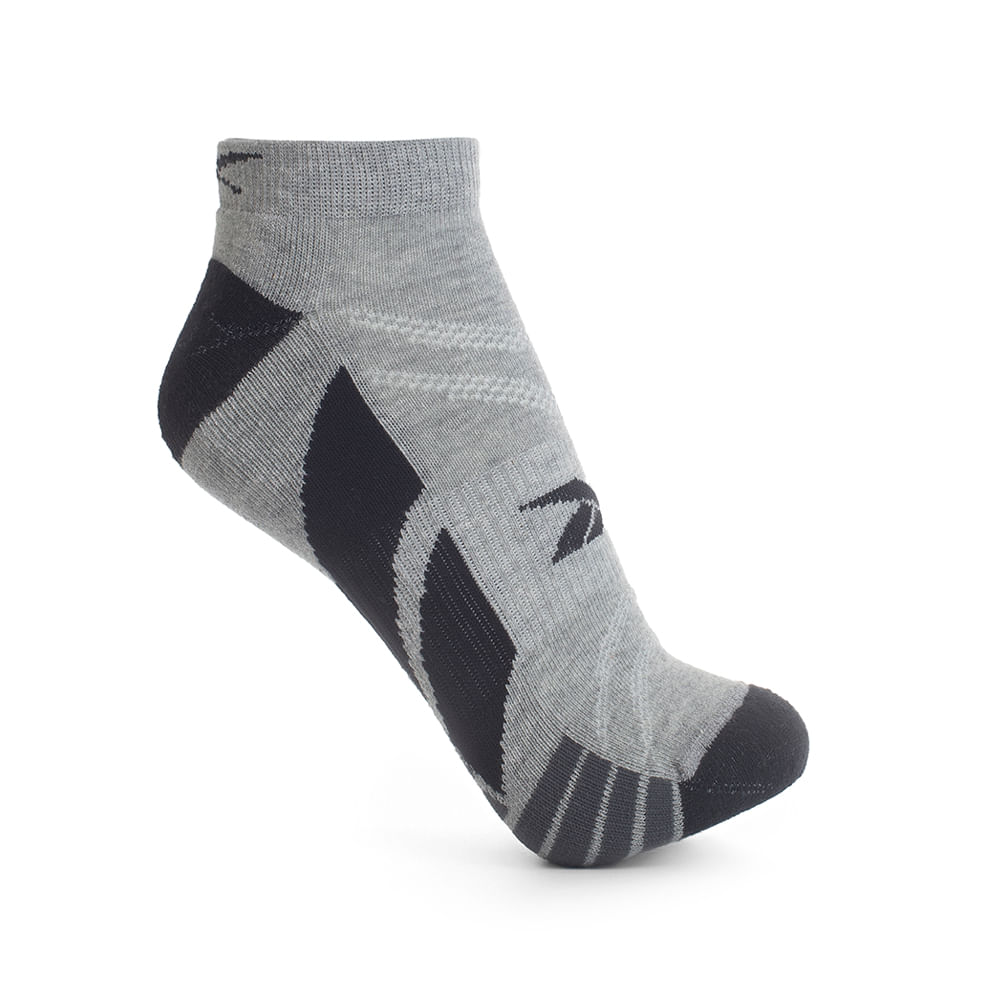 Kit 3 Meias Reebok  Invisível 1/2 Toalha Feminina