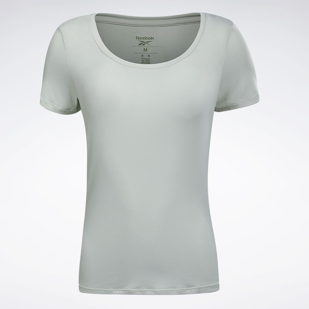 Camiseta Reebok Dynamic Print Manga Curta Feminina