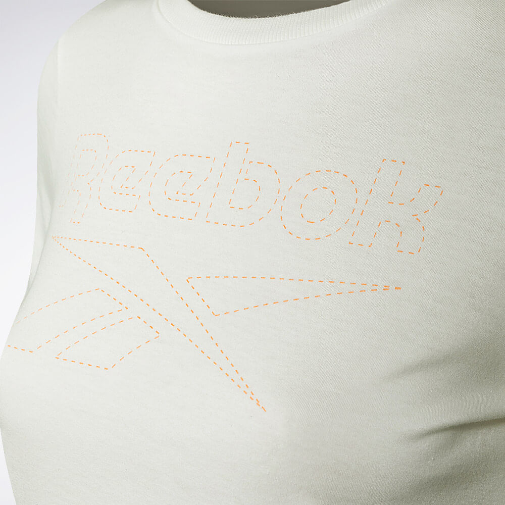Camiseta Reebok CL Logo Feminina