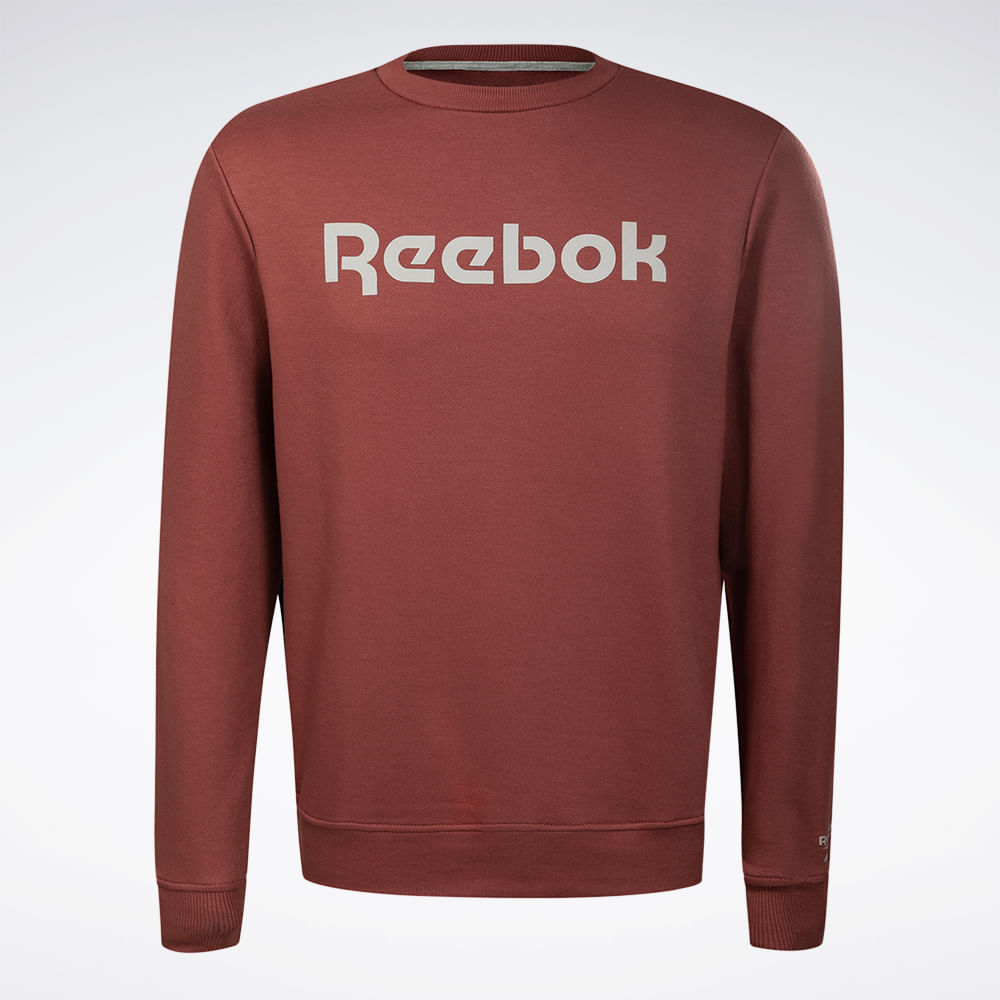 Blusa Reebok Big Logo Linear Crew Masculino