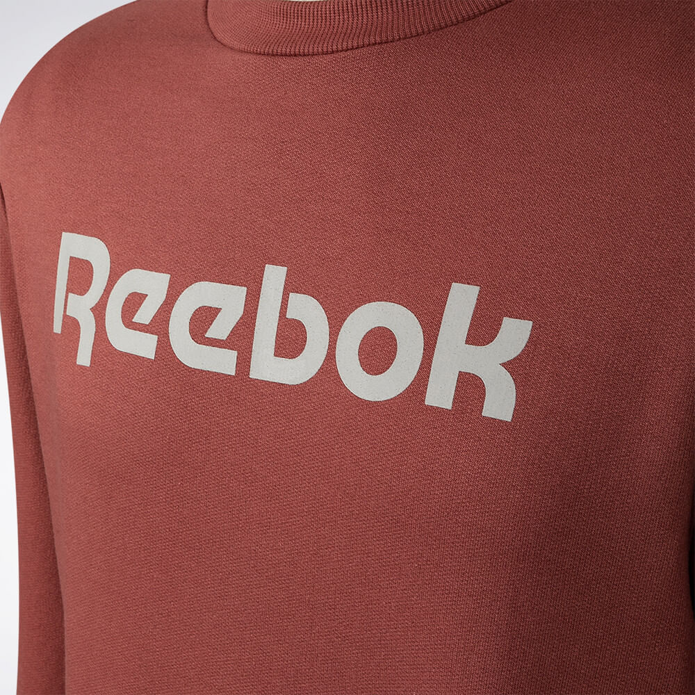 Blusa Reebok Big Logo Linear Crew Masculino