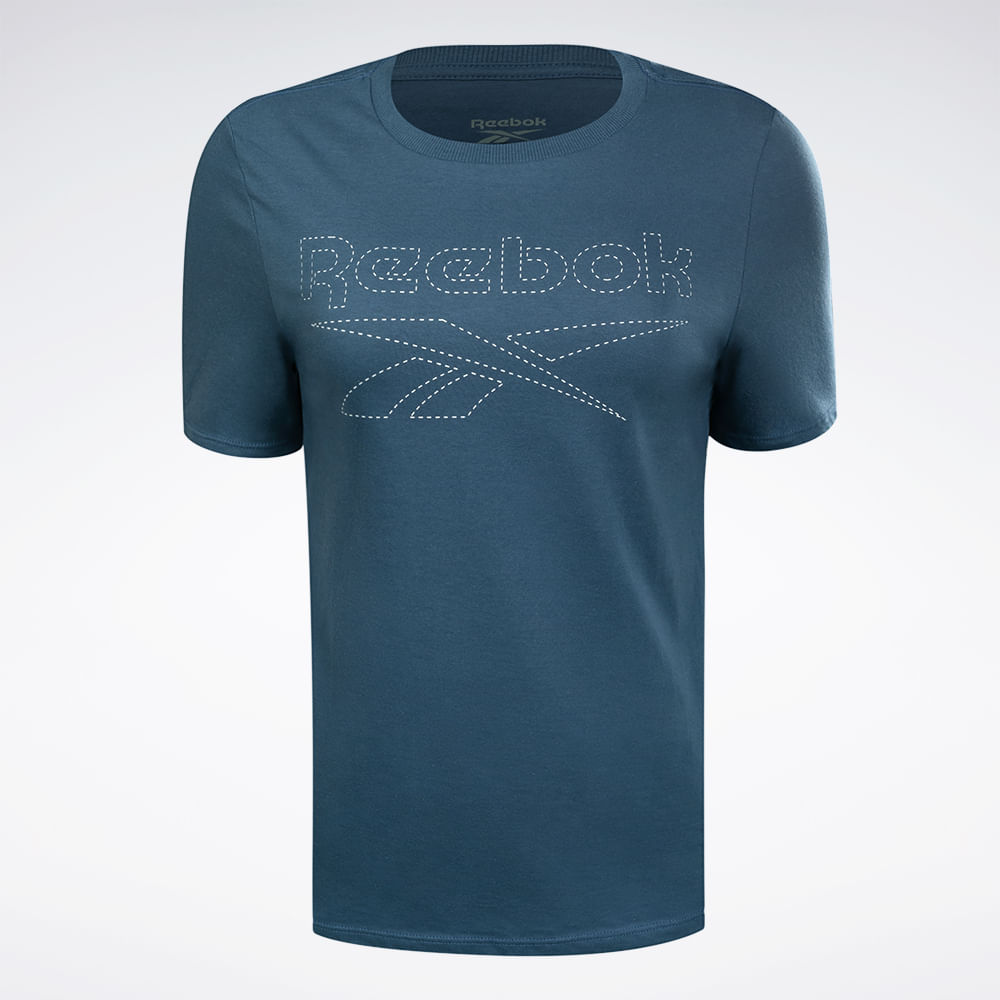 Camiseta Reebok CL Logo Feminina