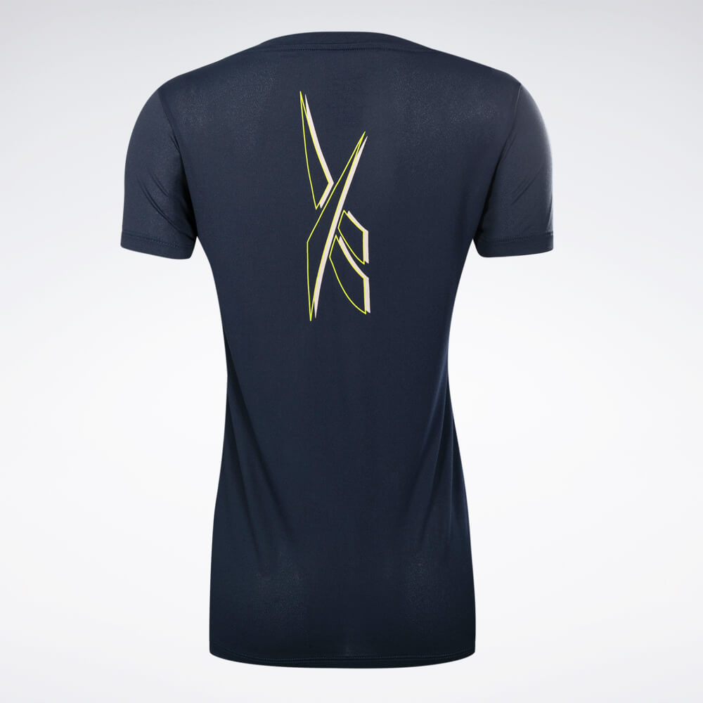 Camiseta Reebok Dynamic Print Manga Curta Feminina