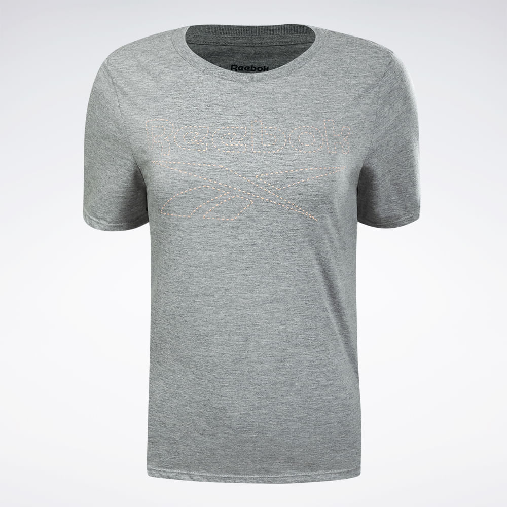 Camiseta Reebok CL Logo Feminina