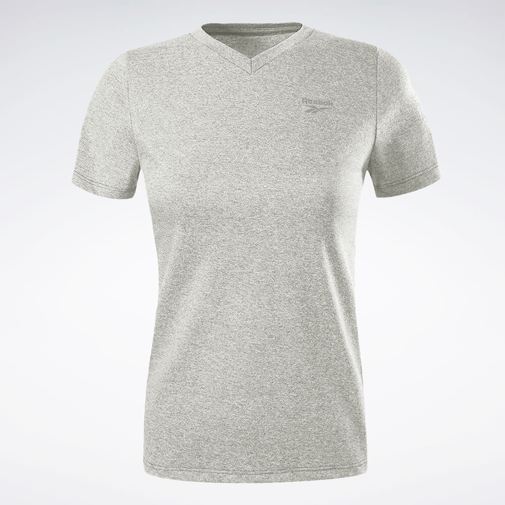 Camiseta Reebok CL Logo V Feminina