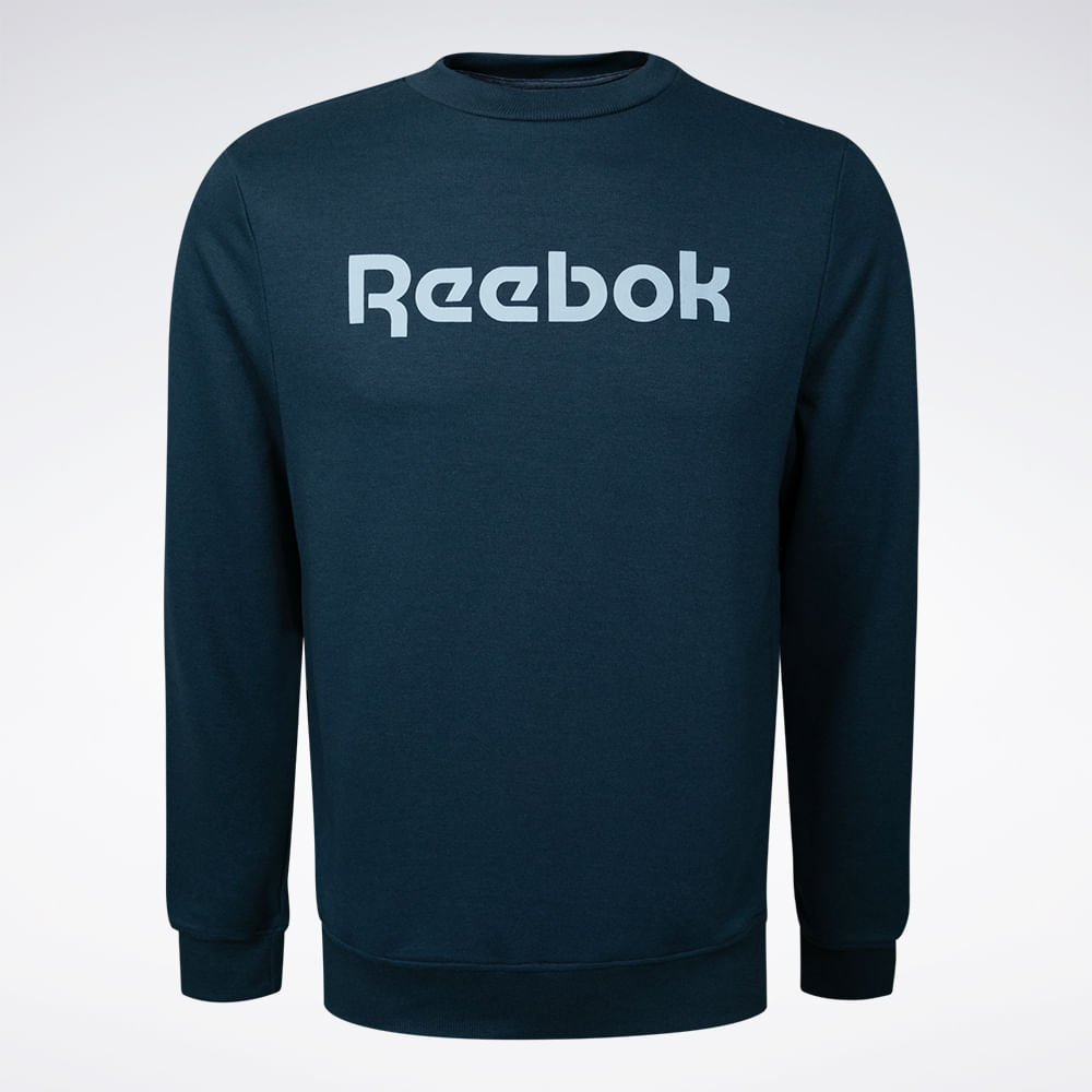 Blusa Reebok Big Logo Linear Crew Masculino