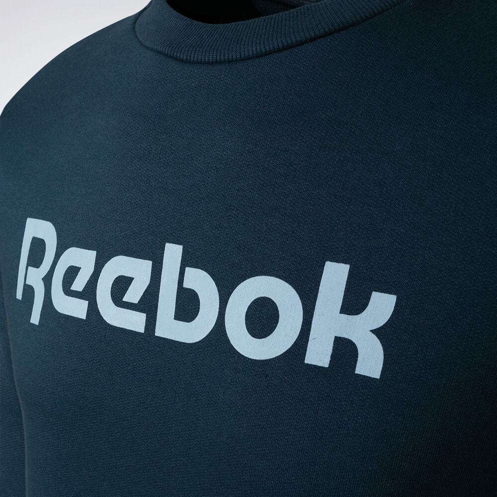 Blusa Reebok Big Logo Linear Crew Masculino