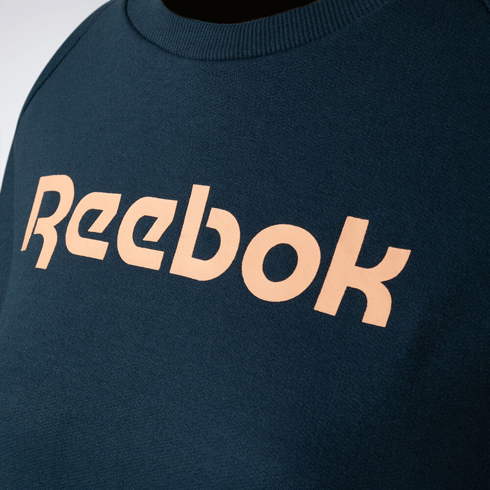 Blusa Reebok Cl Linear Crew Feminina
