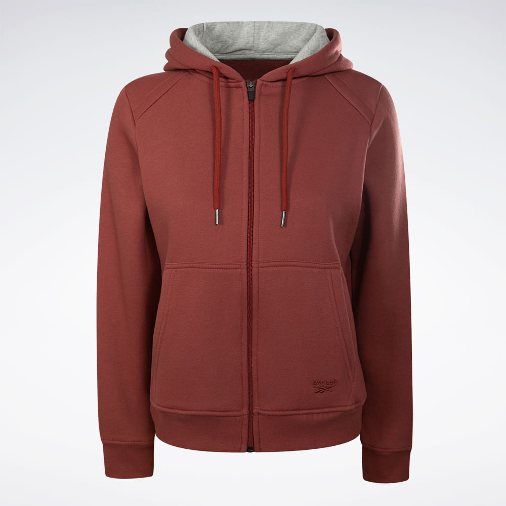 Jaqueta Reebok Logo Com Capuz Feminina