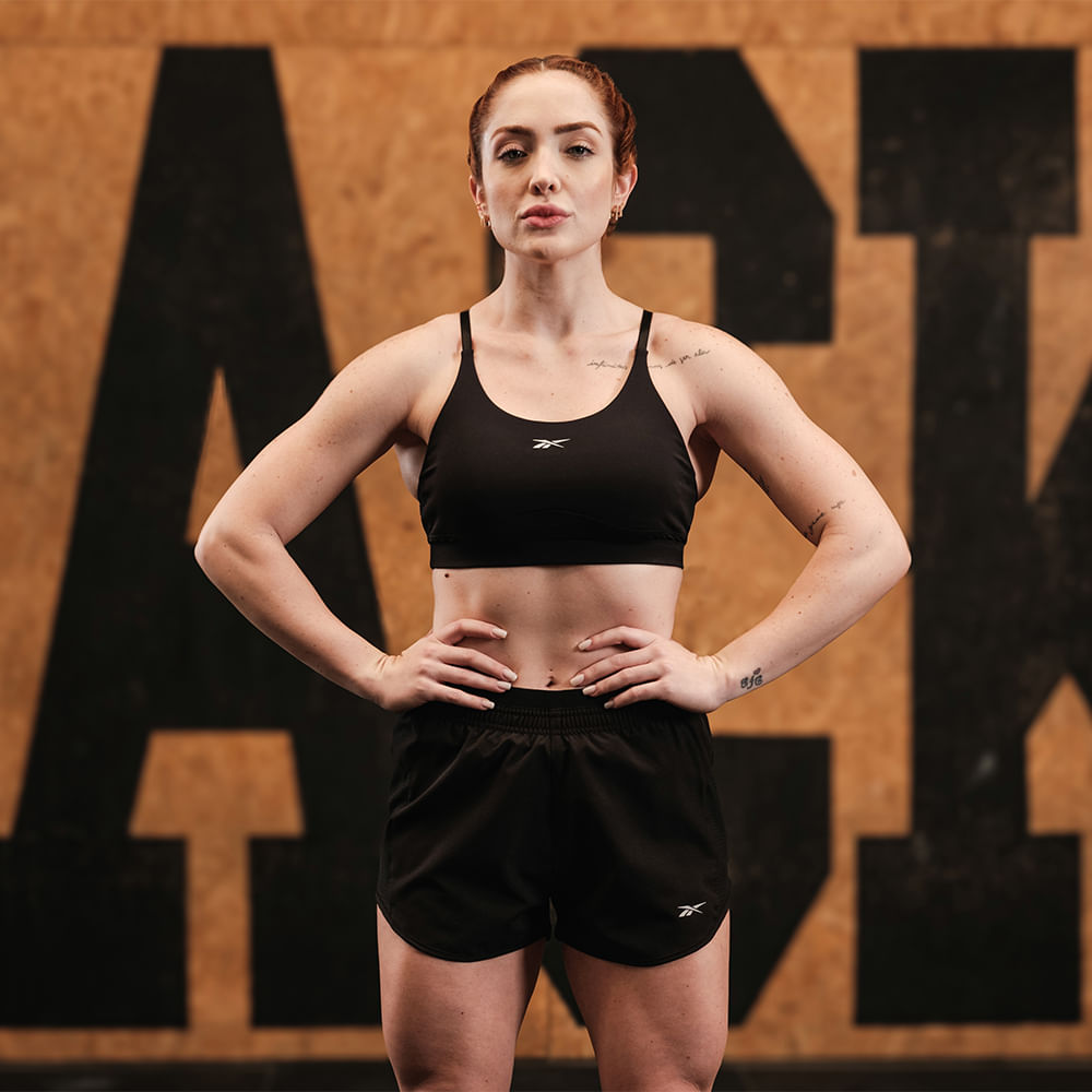 Top Reebok Strap Cross Training Feminino