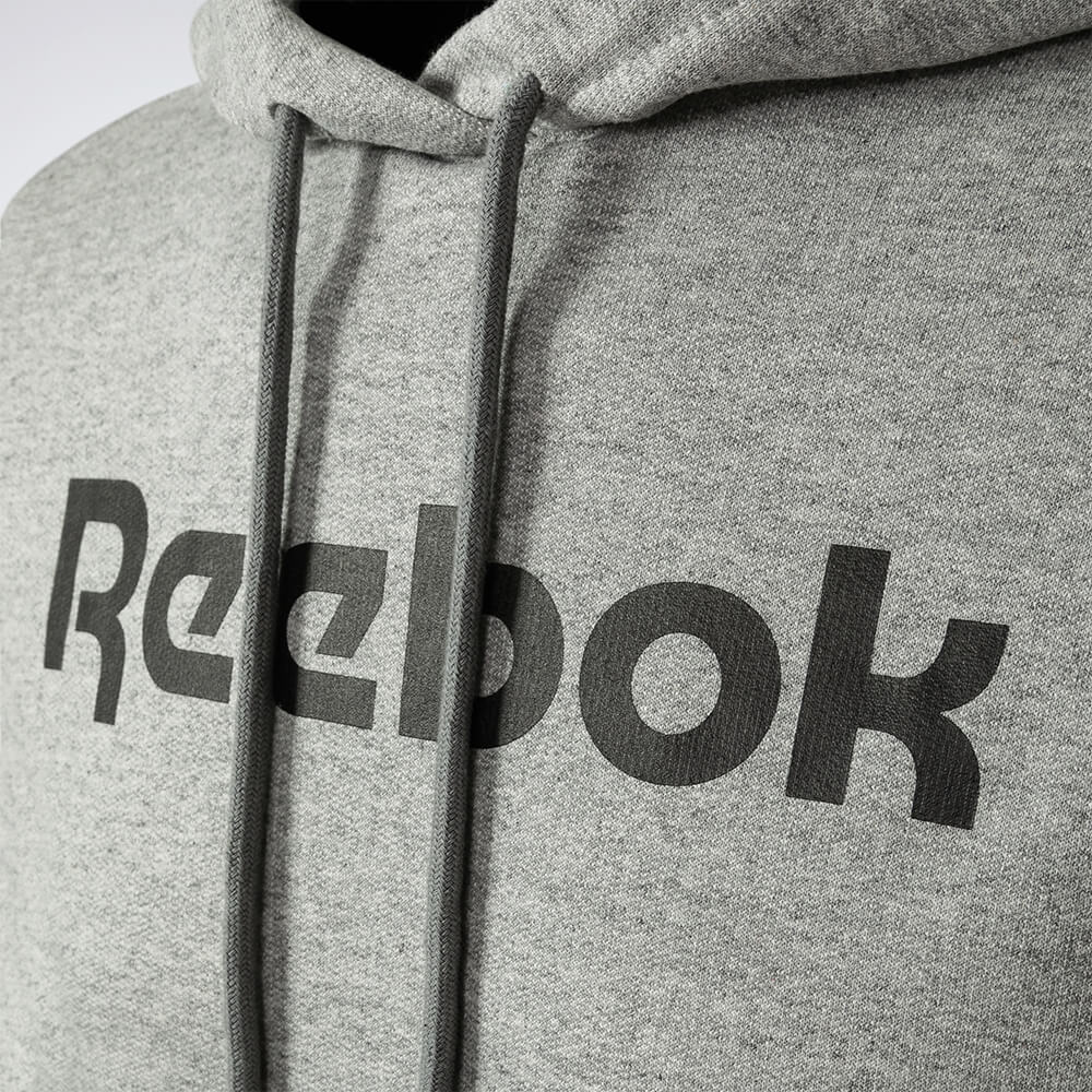 Blusa Reebok Big Logo Linear com Capuz Masculina