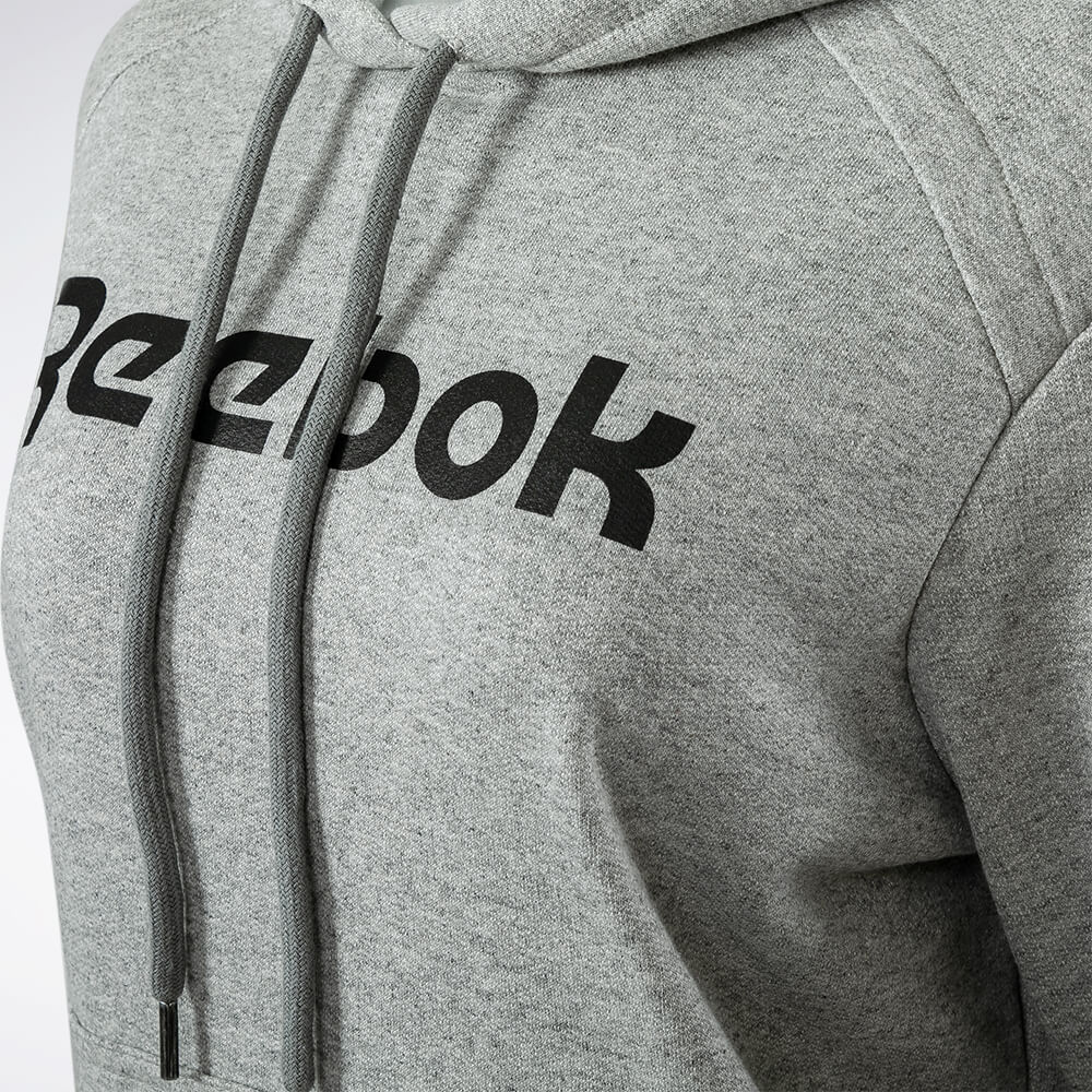 Blusa Reebok Big Logo Linear com Capuz Feminina