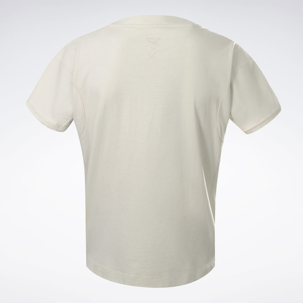 Camiseta Reebok Manga Curta Young Cropped Feminina