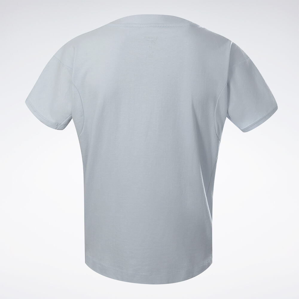 Camiseta Reebok Manga Curta Young Cropped Feminina