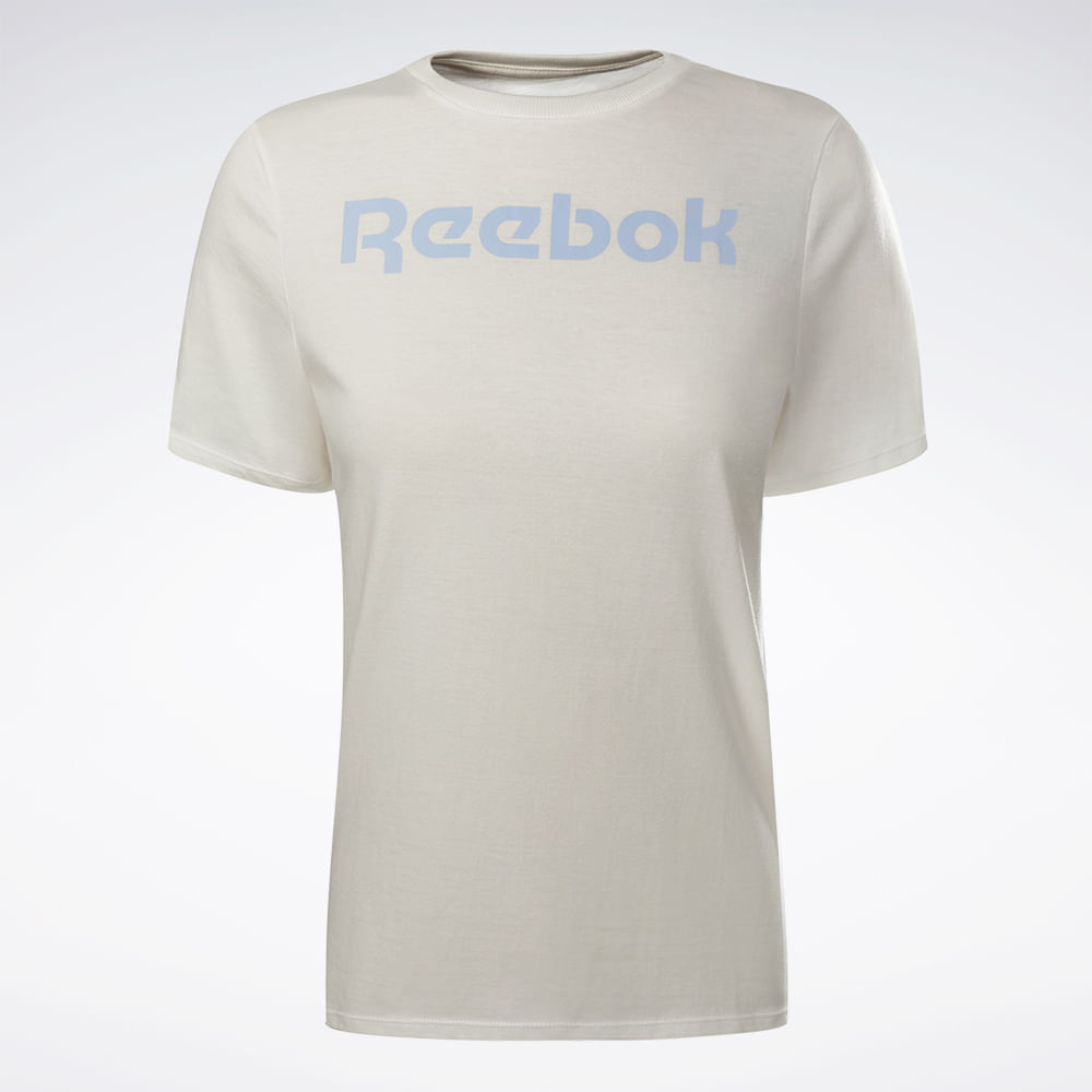 Camiseta Reebok Logo Linear Feminina