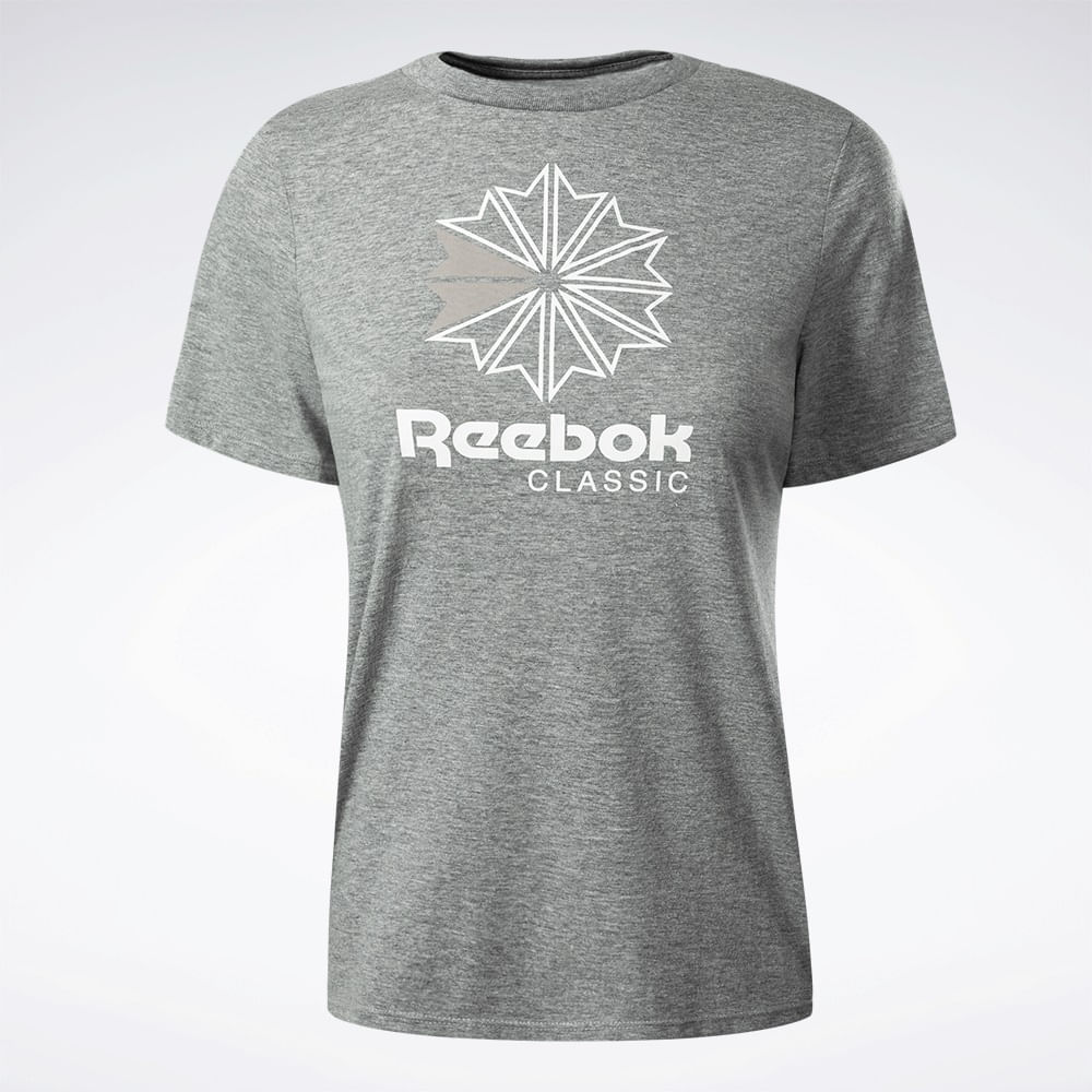 Camiseta Reebok  Star Crest Logo Feminina
