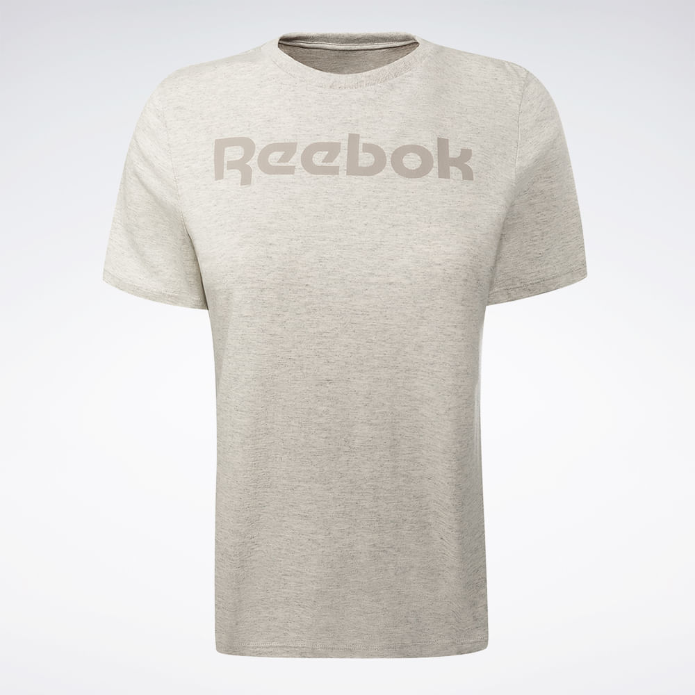 Camiseta Reebok Logo Linear Feminina