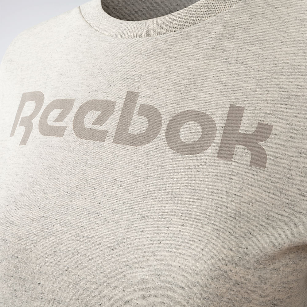 Camiseta Reebok Logo Linear Feminina