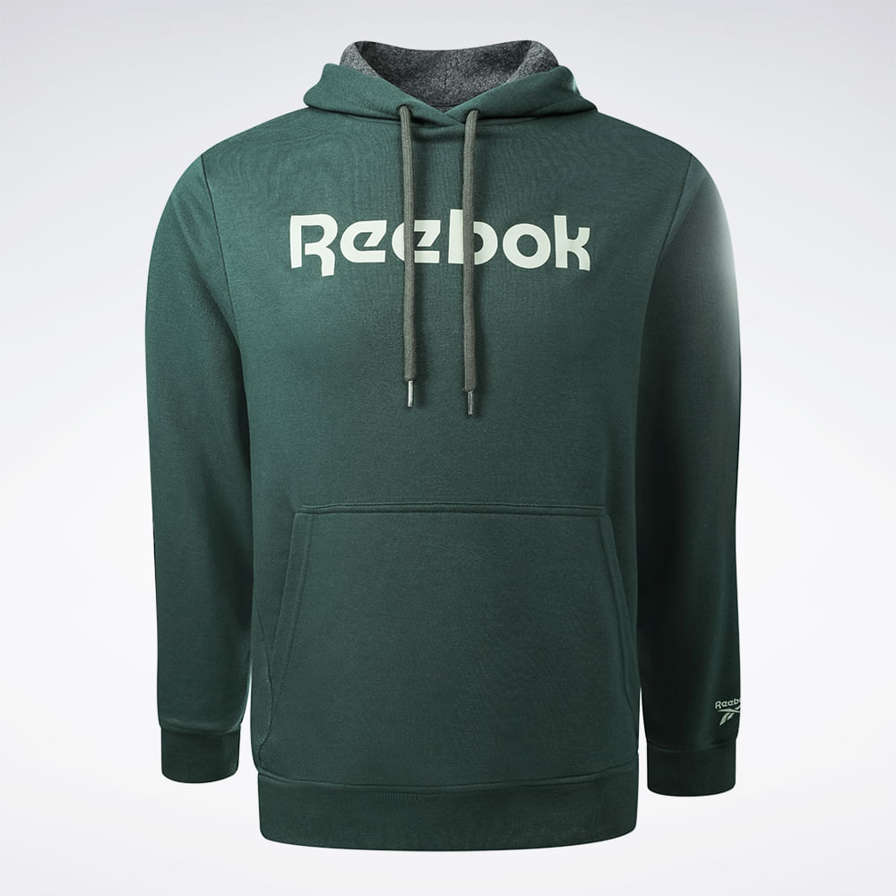 Blusa Reebok Big Logo Linear com Capuz Masculina