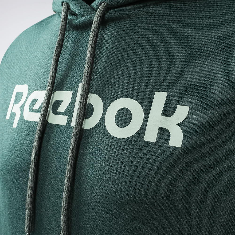 Blusa Reebok Big Logo Linear com Capuz Masculina