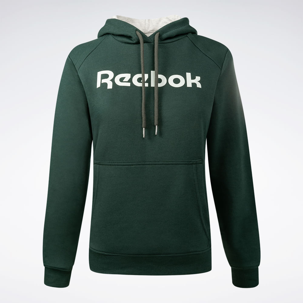 Blusa Reebok Big Logo Linear com Capuz Feminina