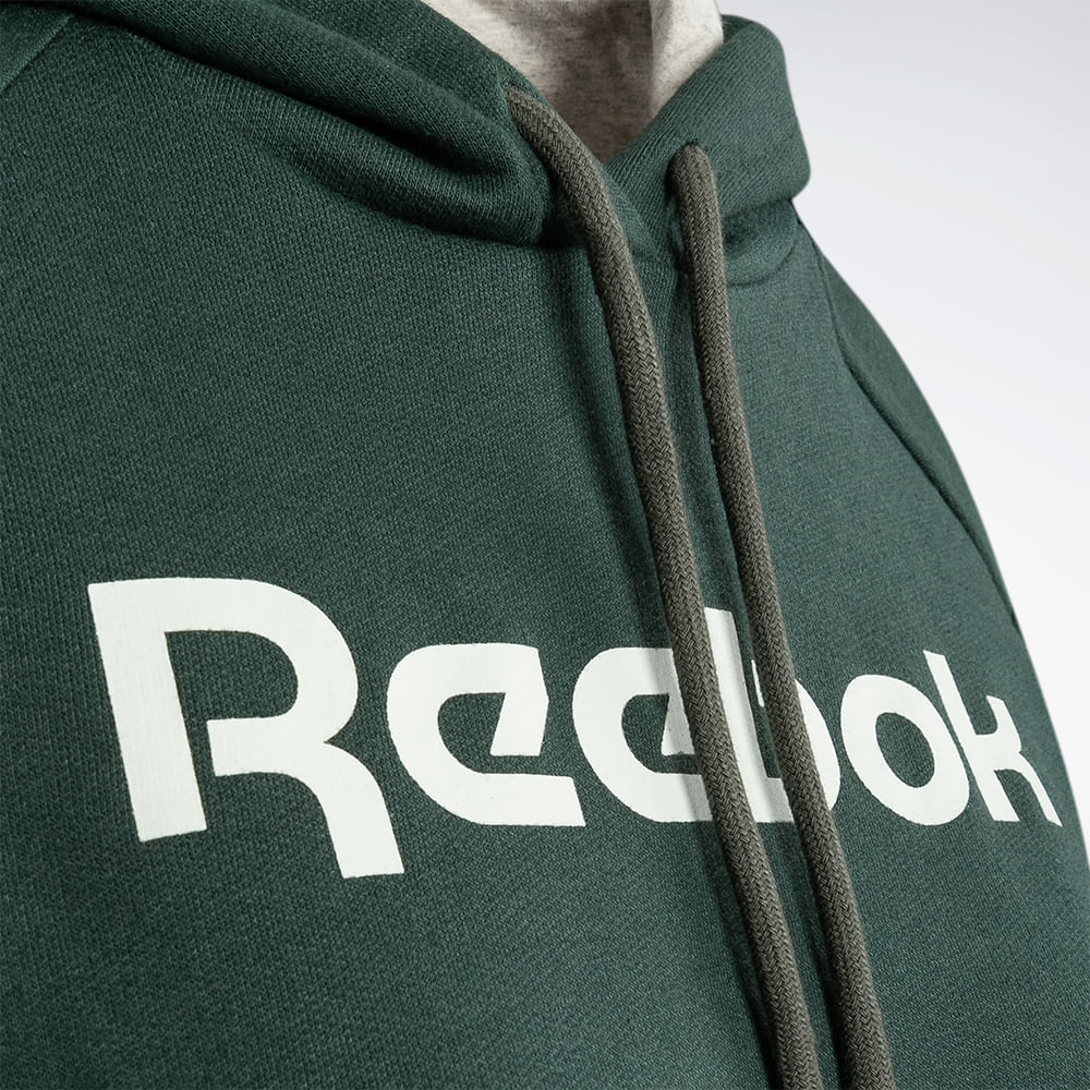 Blusa Reebok Big Logo Linear com Capuz Feminina