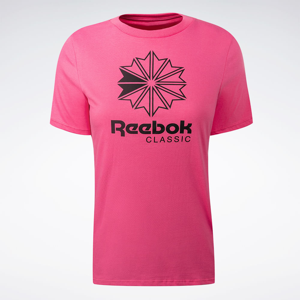 Camiseta Reebok  Star Crest Logo Feminina