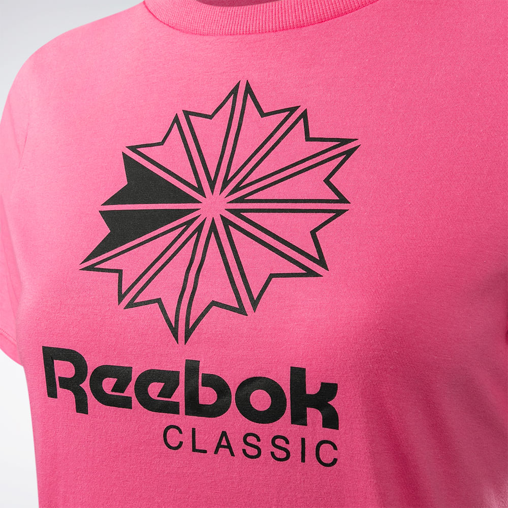 Camiseta Reebok  Star Crest Logo Feminina