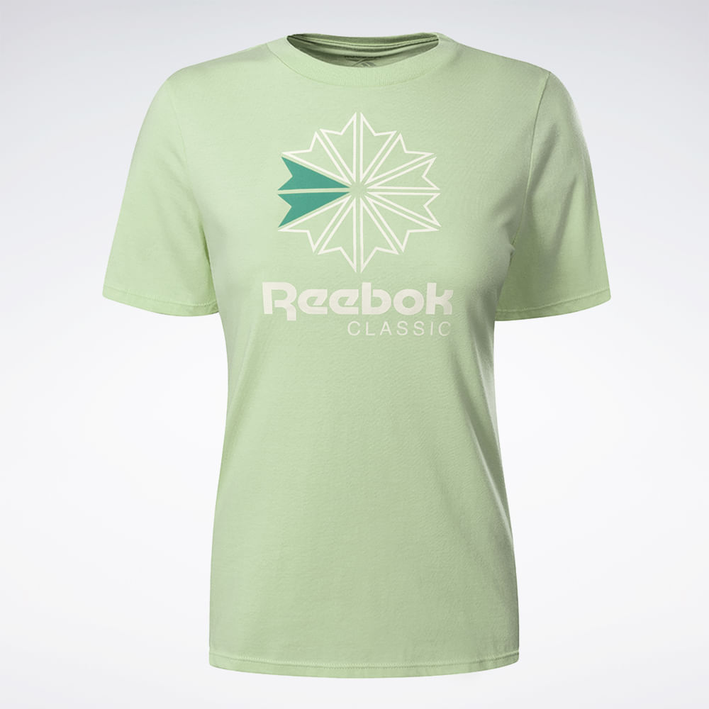 Camiseta Reebok  Star Crest Logo Feminina