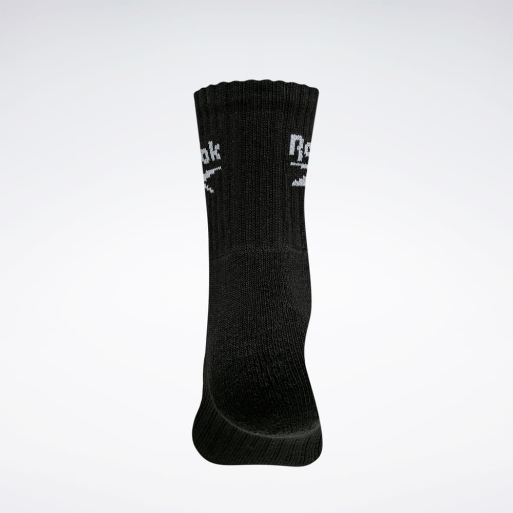 Kit 3 meias Reebok Cl 1/2 Toalha Masculino