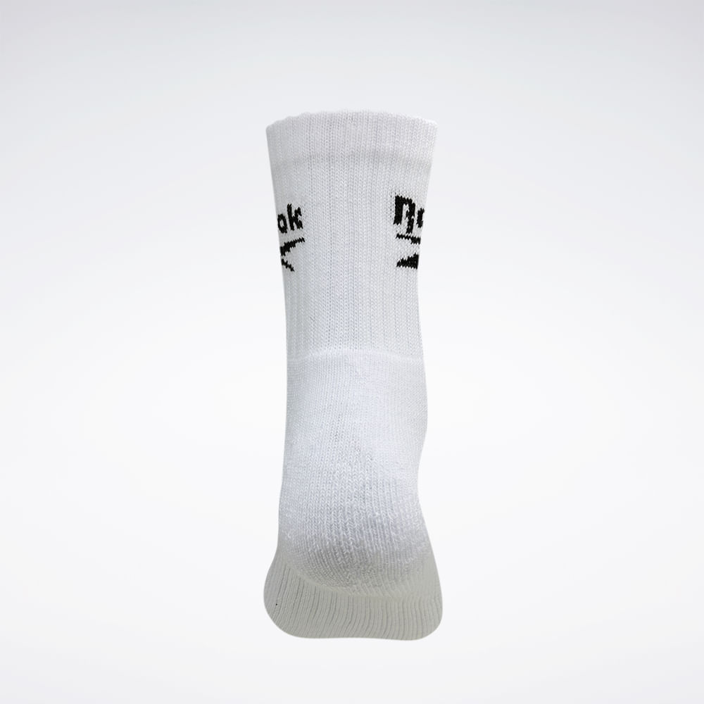 Kit 3 meias Reebok Cl 1/2 Toalha Masculino