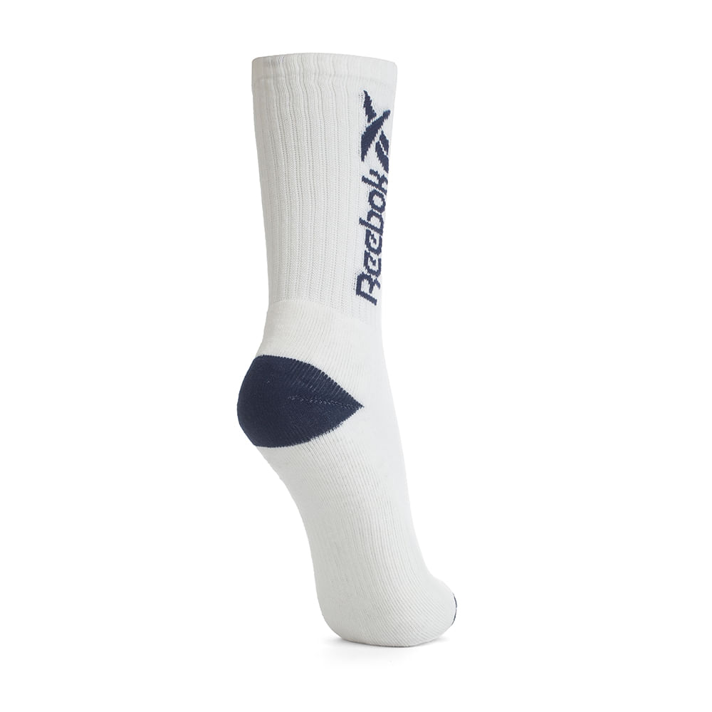 Meia Reebok Cano Alto Vert Canelada Masculino