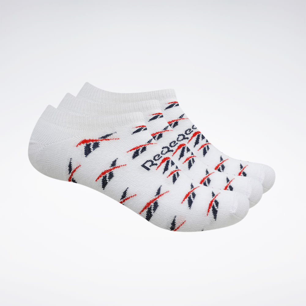 Kit 3 Meias Reebok CL Mini Invisível Feminino