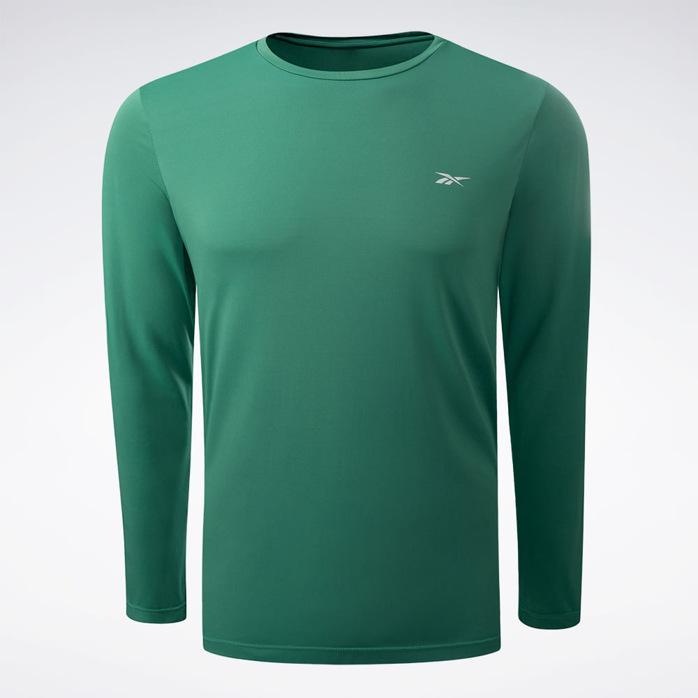 Camiseta Reebok Manga Longa Agile Masculina