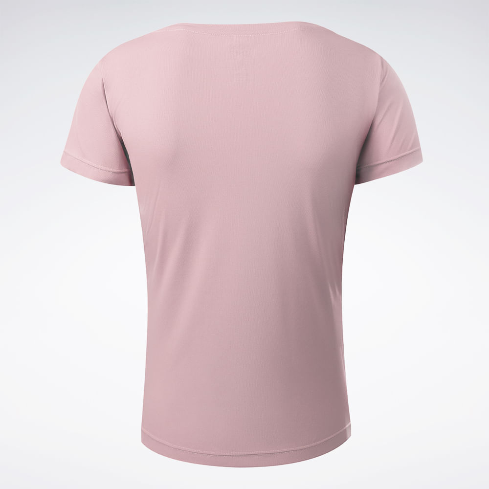 Camiseta Reebok Manga Curta Agile Feminina