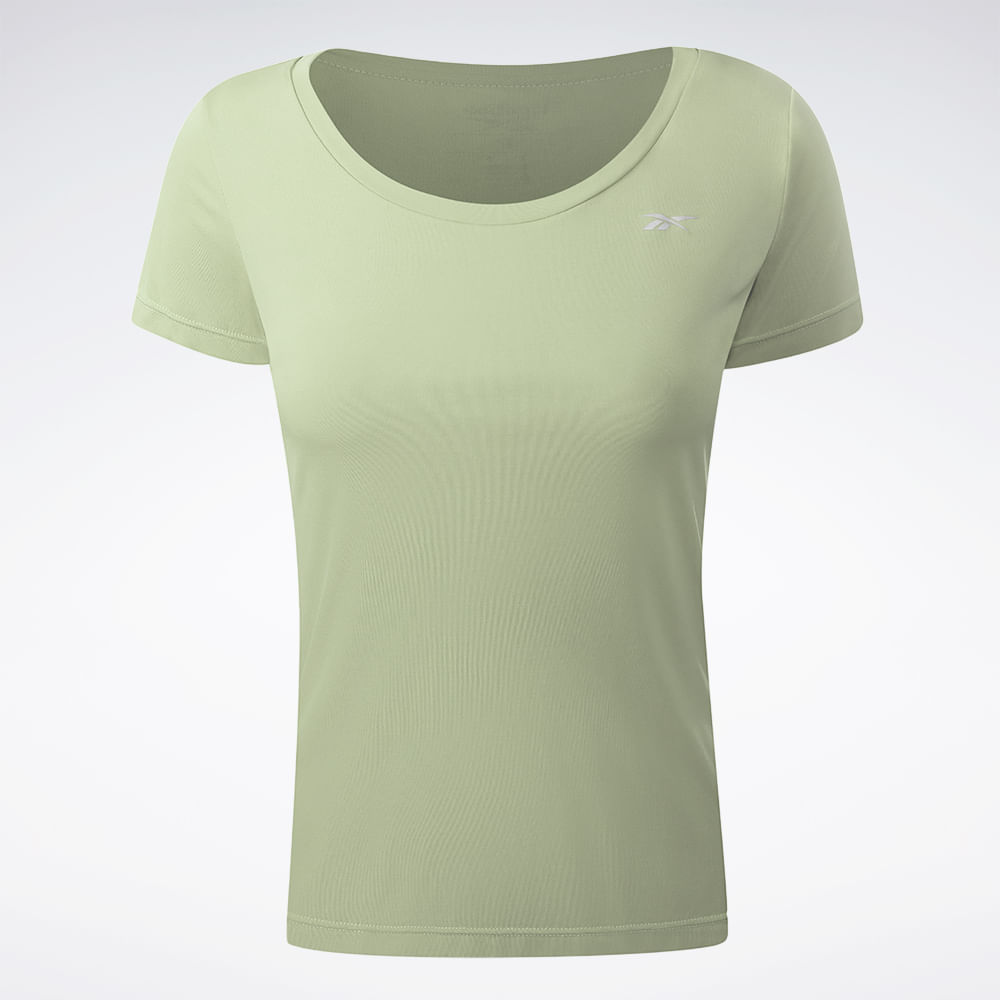 Camiseta Reebok Manga Curta Agile Feminina