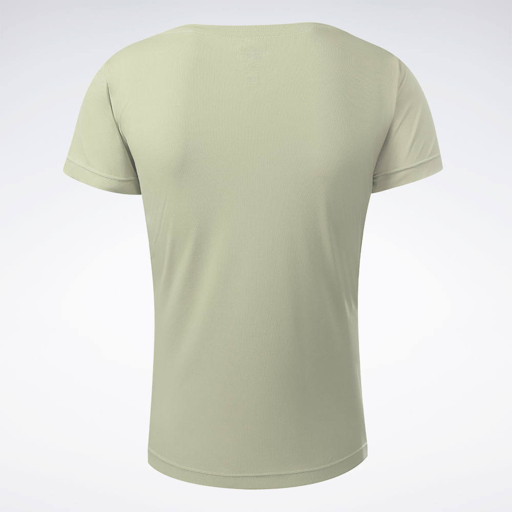 Camiseta Reebok Manga Curta Agile Feminina