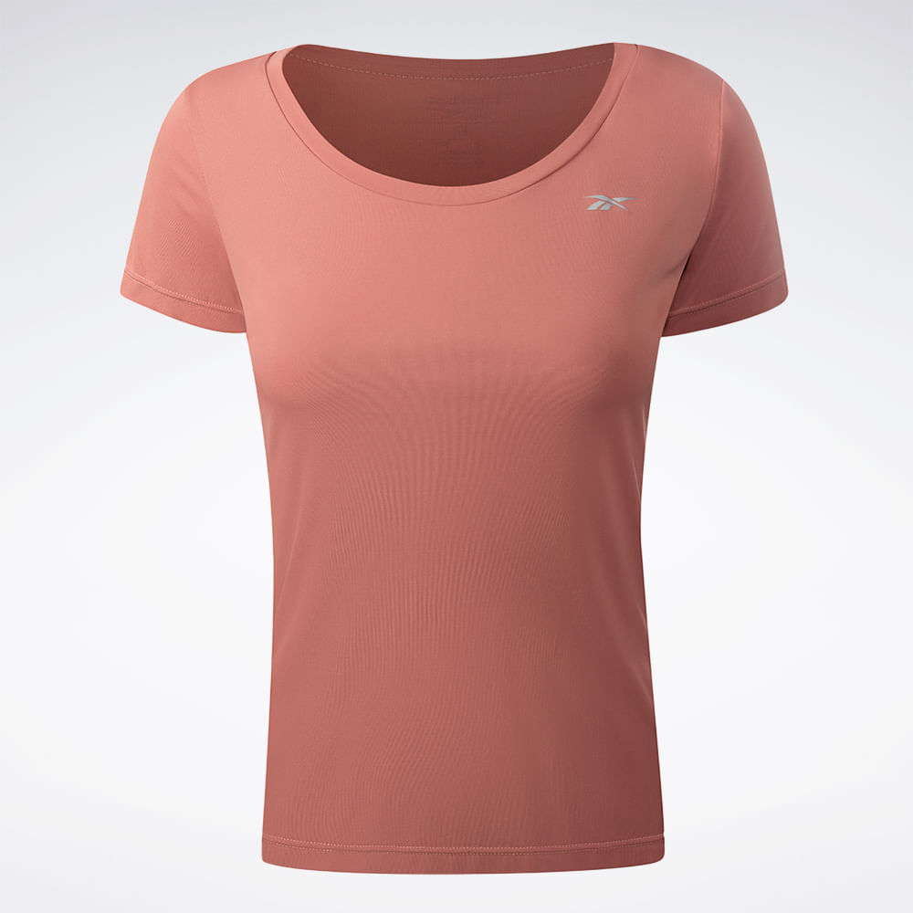 Camiseta Reebok Manga Curta Agile Feminina
