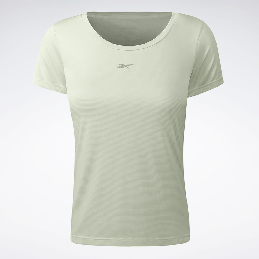 Camiseta Reebok Manga Curta Workout Feminina