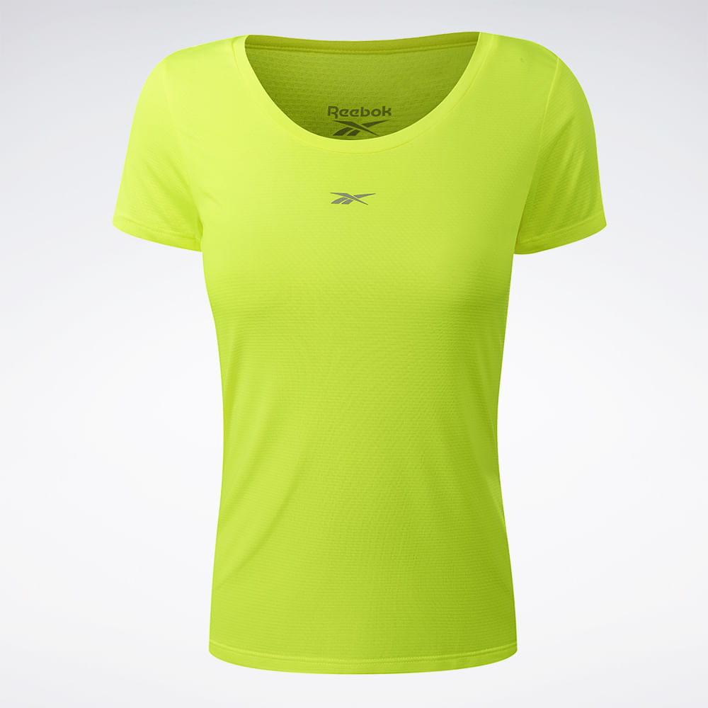 Camiseta Reebok Manga Curta Workout Feminina